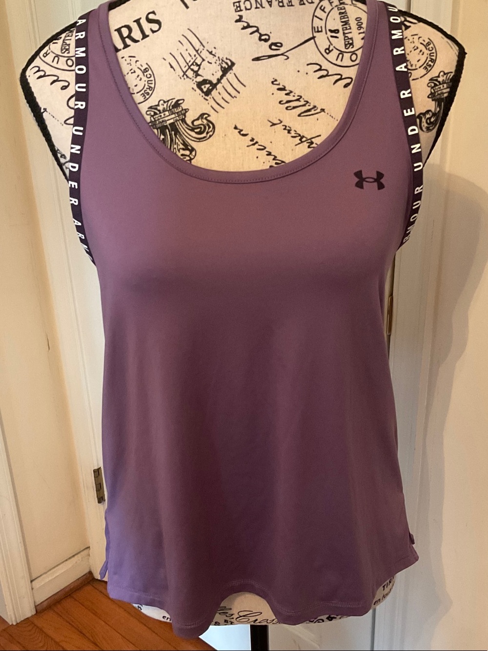 Under Armour Lavender-Purple Performance Running Tank Top